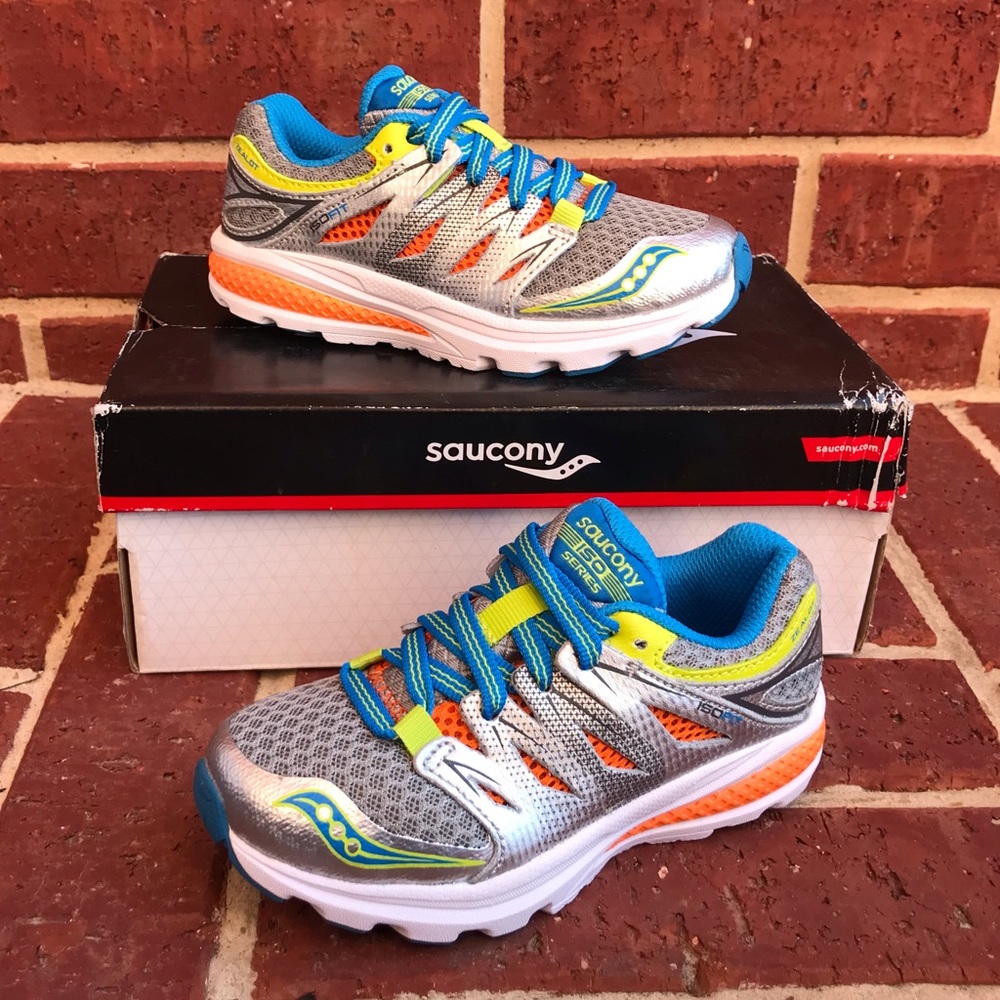 Saucony Zealot 2 Lace Sneaker Kids 10.5w (wide)